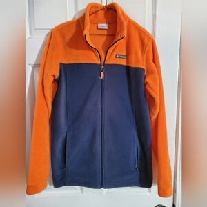 Columbia Men's Vibrant Orange and Navy Performance Jacket